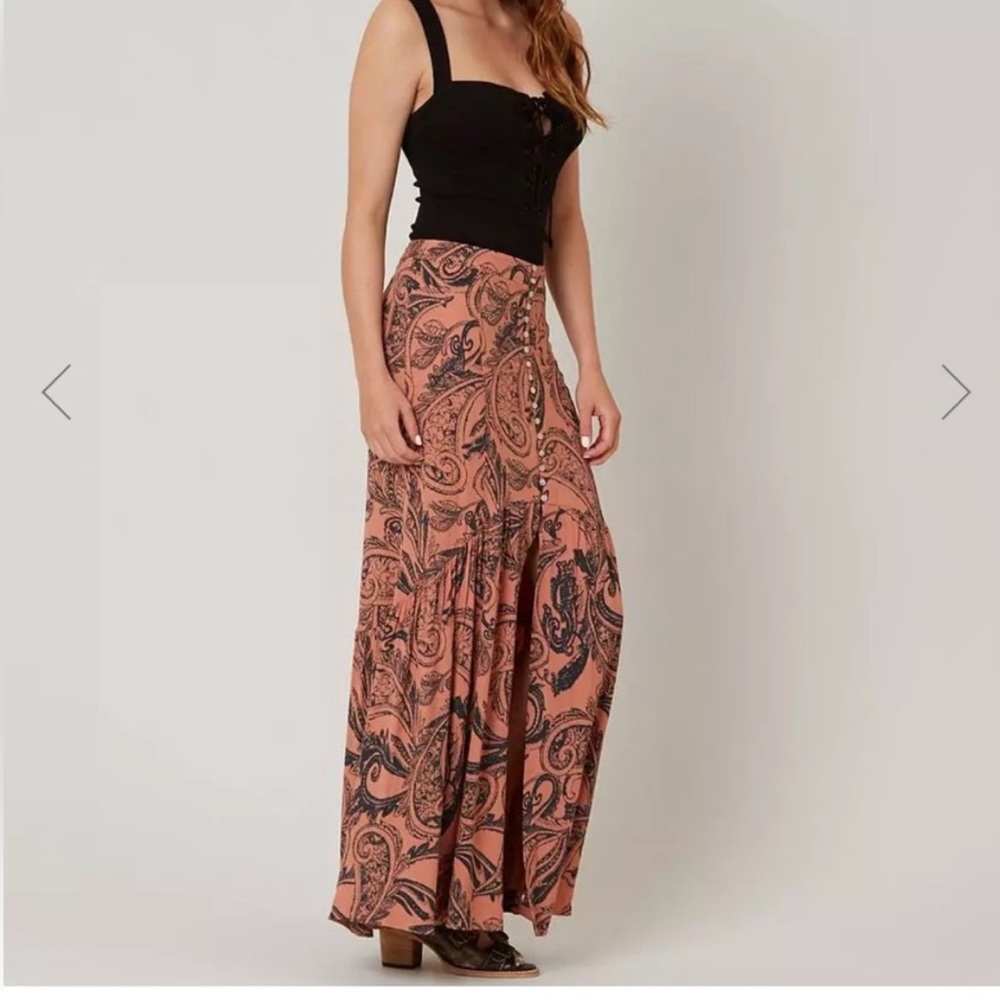 Free People Lisa Crepe Skirt NWT